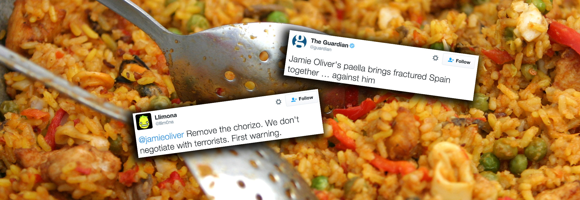 La paella de chorizo de Jamie Oliver que ha encendido las redes